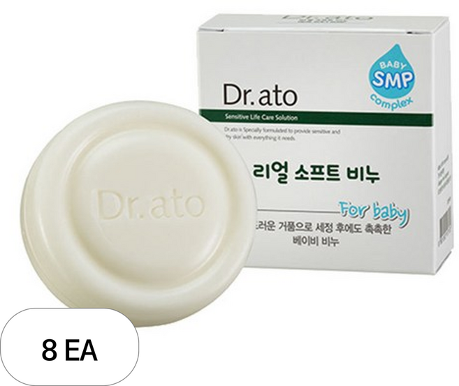 닥터아토 리얼 소프트 비누, 100g, 8개
