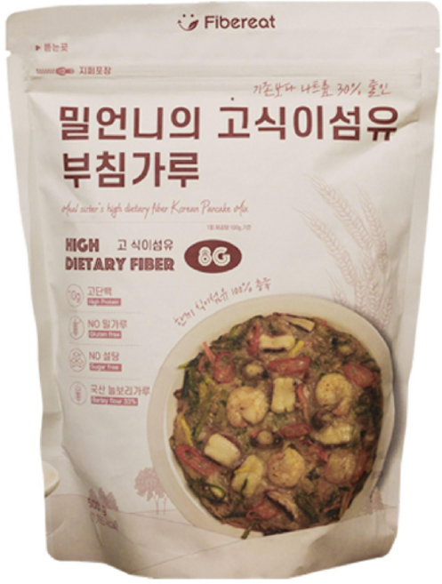 Fibereat 밀언니의 고식이섬유 부침가루, 500g, 1개