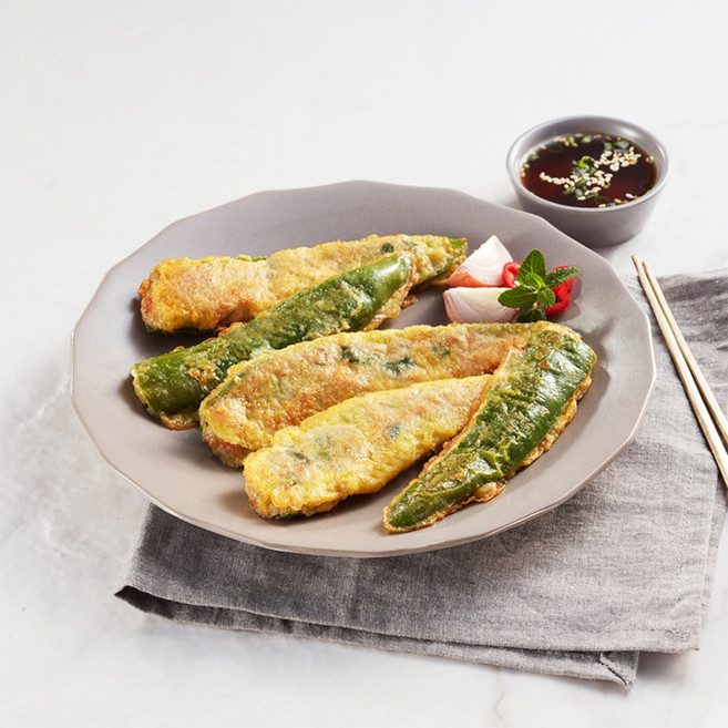 [사옹원] 부침명장 노릇하게 부쳐나온 고추전 *170g* 2개, 170g