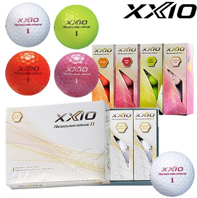 젝시오 리바운드 드라이브2 골프볼 3피스, 혼합, 1개