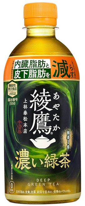 코카콜라 아야타카 진한 녹차 440ml 가온 PET×24개