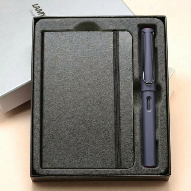 라미 사파리 만년필+노트 SET / 선물포장 정식수입처 제품, 핑크클리프 F촉