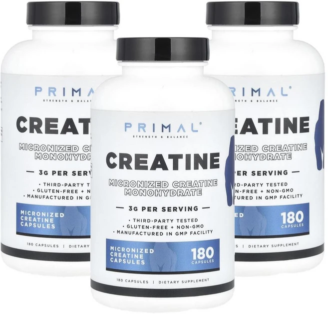 프리프라이멀 크레아틴 PrePrimal Creatine 180정, 3개 - 쿠팡