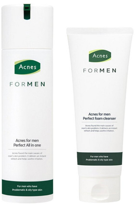 아크네스 포맨 퍼펙트 2종세트 (올인원200ml+폼클렌저150ml), 1세트