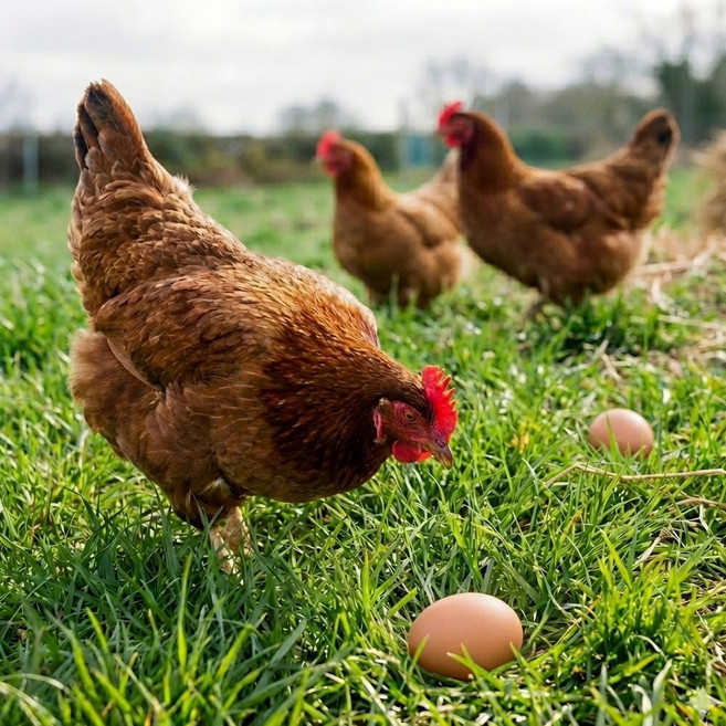 [난각번호1번] 자유방목 유정란 자연방사 계란, 1개, 40구