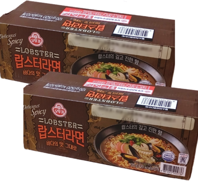 오뚜기 랍스터 라면 120g, 20개