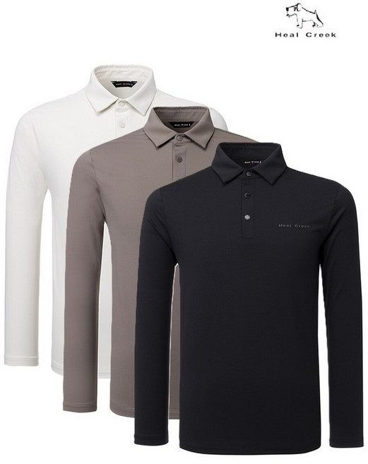 힐크릭 남성골프웨어 남성골프티셔츠 기본카라티셔츠
