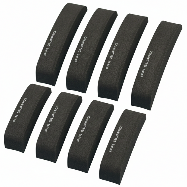 젠스 흠집제로 내차보호 초간편부착 문콕방지 자동차 도어가드, 8개, 블랙