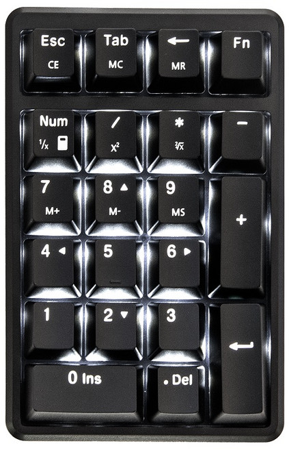 스카이디지탈 NK21 기계식 숫자키패드 매크로 외장 넘버패드 적축 갈축, 블랙
