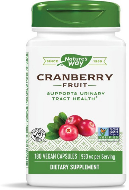 네이쳐스웨이 크랜베리 프루트 465mg 베지테리안 캡슐, 1개, 180정