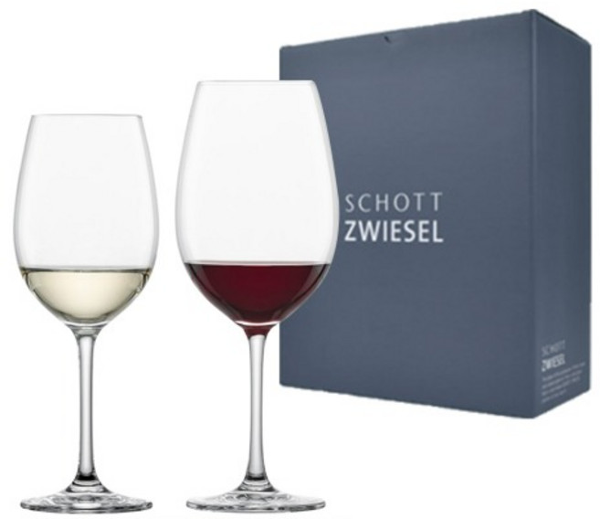 쇼트즈위젤 아이벤토 기프트 세트 독일 크리스탈 와인잔 와인글라스 집들이선물, 화이트(349ml) 1P, 1개