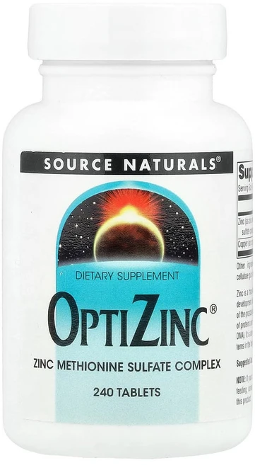 Source Naturals OptiZinc 아연 메티오닌 - 240정, 240 Count - 쿠팡