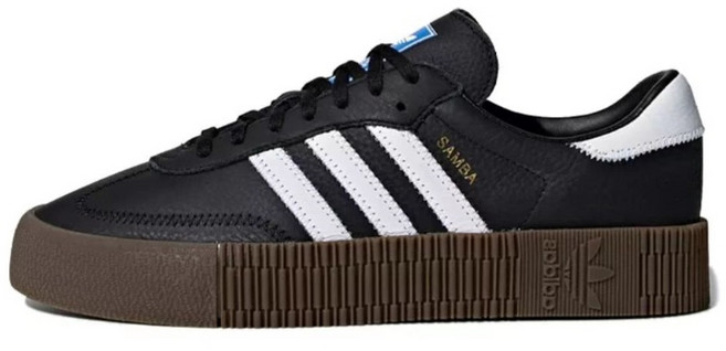 아디다스 삼바로즈 코어 블랙 클라우드 화이트 검 우먼스 B28156