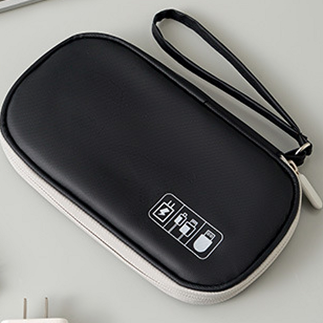 라스포스 휴대용 디지털 파우치, 1개, 디지털 블랙