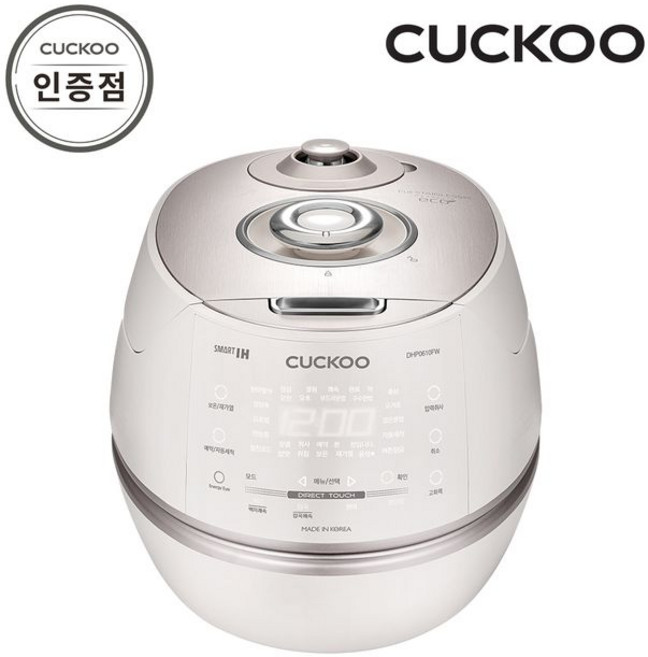 쿠쿠 6인용 IH전기압력밥솥, 혼합, CRP-DHP0610FW