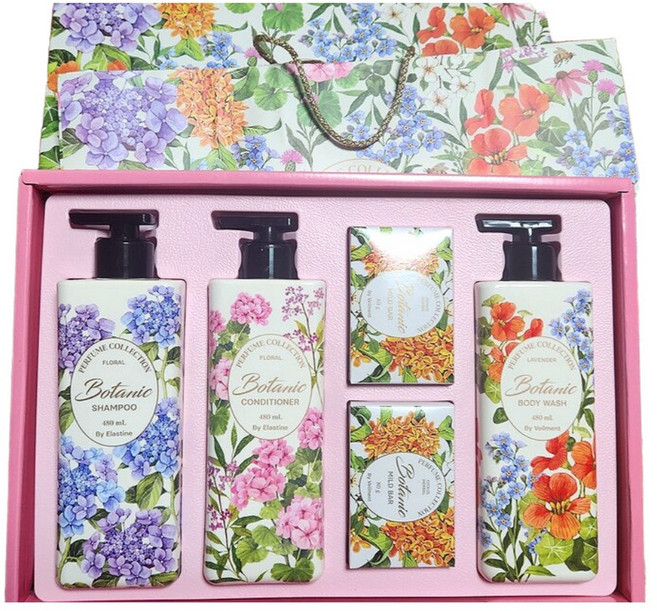 LG 엘지 설 선물세트 샴푸 린스 보타닉 퍼퓸컬렉션, 1세트