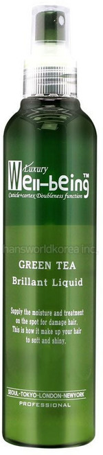 녹차 헤어 모발 수분 미스트 헤어에센스 모발에센스 트리트먼트, 1, 250ml