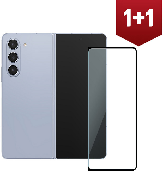 1+1 투에이비 갤럭시 Z 폴드5 외부 디스플레이 풀커버 강화유리
