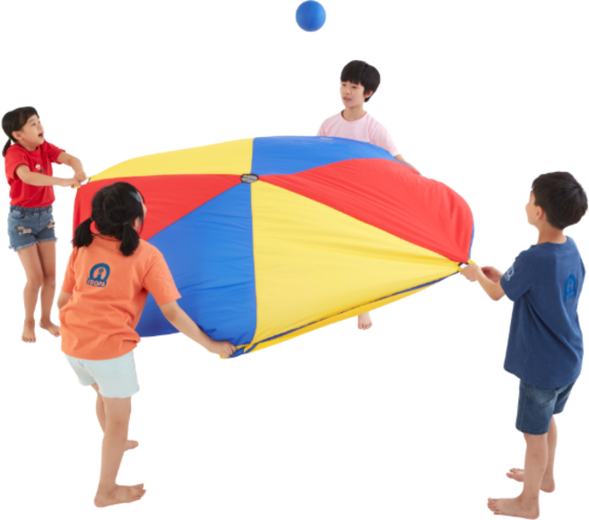 파라슈트 낙하산 3m IS-03 유아 오감 협동 촉감 표현 놀이 체육 완구 교구, 두더지 낙하산 3m, 1개