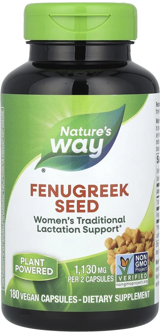 몸관리하세요 겨울입니다 Nature's Way 호로파씨 1130mg 비건 캡슐 180정(캡슐 1정당 565mg) 특별관리진행, NaturesWay호로파씨1130mg비건캡슐180정캡슐, 1개 - 쿠팡