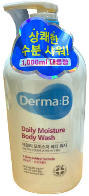 더마비 데일리 모이스처 바디워시 1000ml 1개, 1L