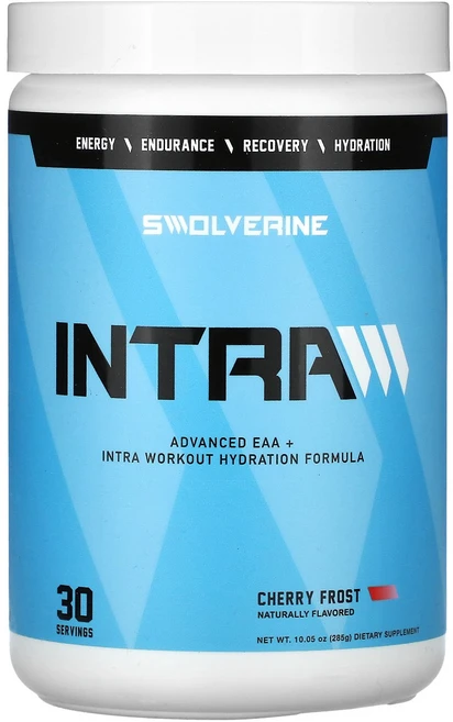 Swolverine Intra 체리 프로스트 285g(10.05oz) Swolverine (스울버린), Swolverine, Intra, 체리 프로스트, 28, 285g, 1개 - 쿠팡