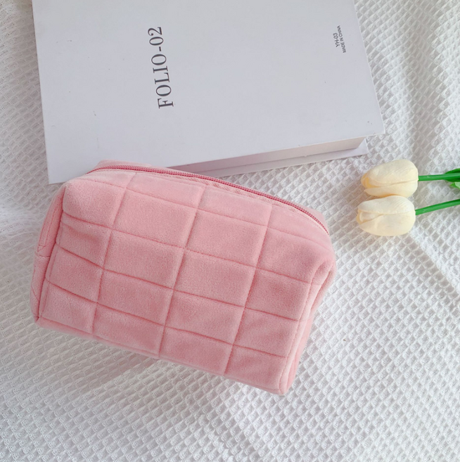 아라홍스 파스텔 소품 메이크업 소형 파우치 휴대용 여행용