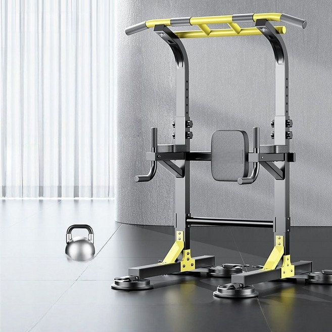 가정용 다용도 철봉 운동기구 업그레이드 등받이 강화 기구, 블랙