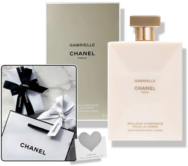 샤넬 가브리엘 바디로션 (백화점 선물포장+쇼핑백)+선물카드, 200ml, 1개