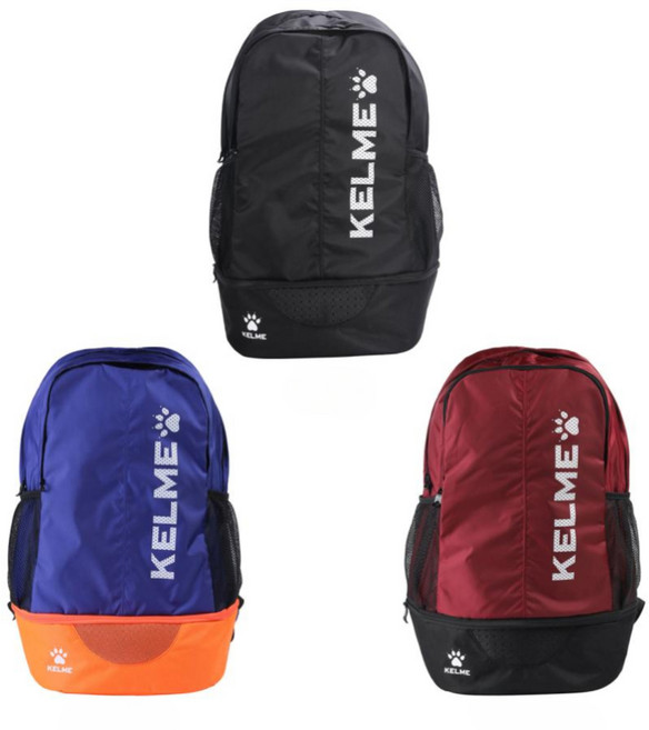 KELME 켈미 신발 공 별도 수납 / 신학기 다용도 분리형 스포츠 백팩 9891020