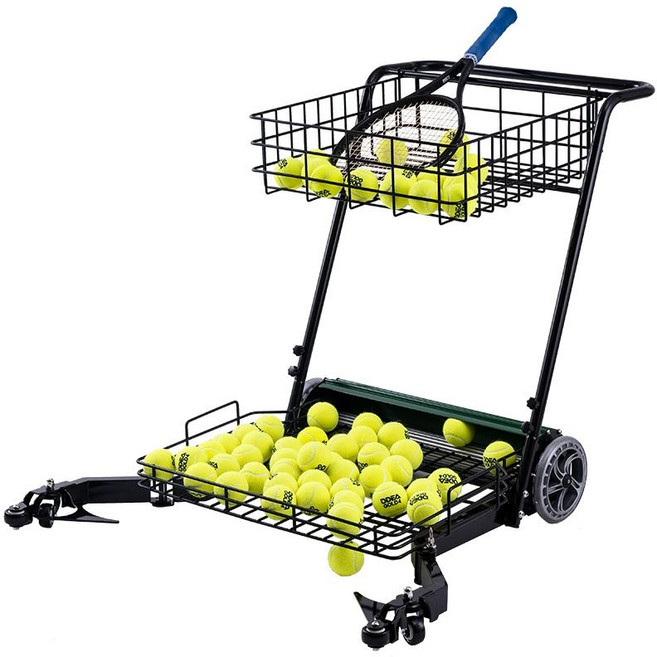 테니스공 자동 수거기 카트 픽업 회수기 수집기, 1개, 나사 하나