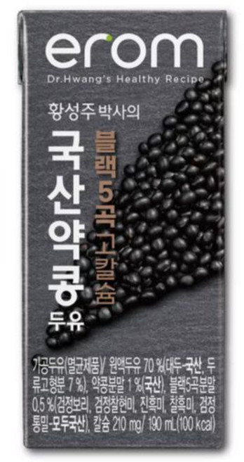 코스트코 이롬 약콩 두유 190mlx24개입, 24개, 190ml
