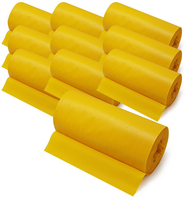 난연성 PVC 보온 매직테이프 노랑, 10개