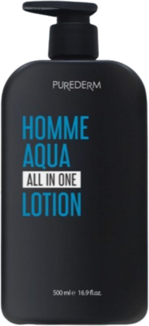 퓨어덤 남성용 옴므 아쿠아 올인원 로션, 500ml, 2개