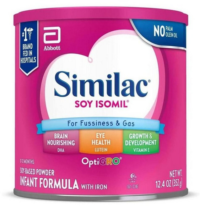 씨밀락 소이 이소밀 식물성 단백질 유아 분유 352g, 1개