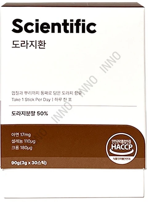 싸이언티픽 도라지환 3000mg 30포 1개, 90g - 쿠팡