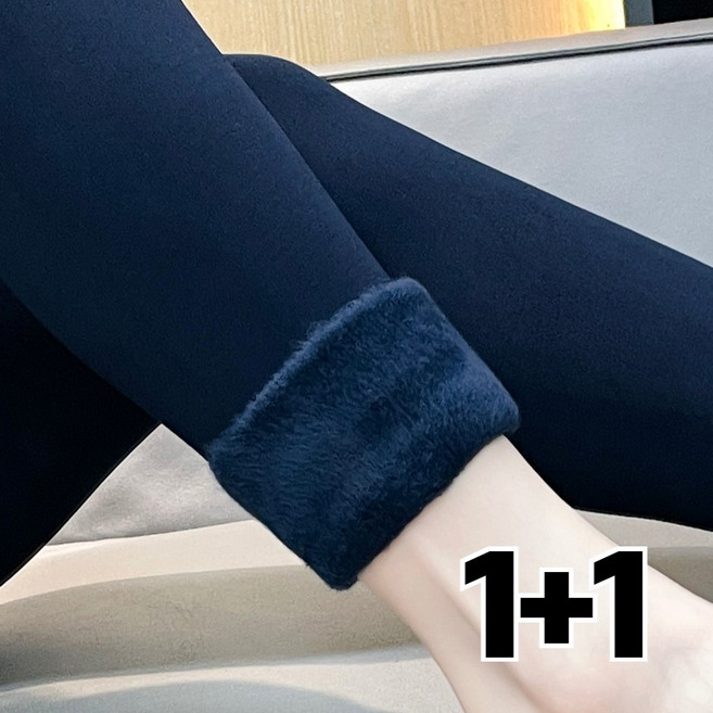 에쉬울프 1+1 발열 융털 기모 스판 레깅스