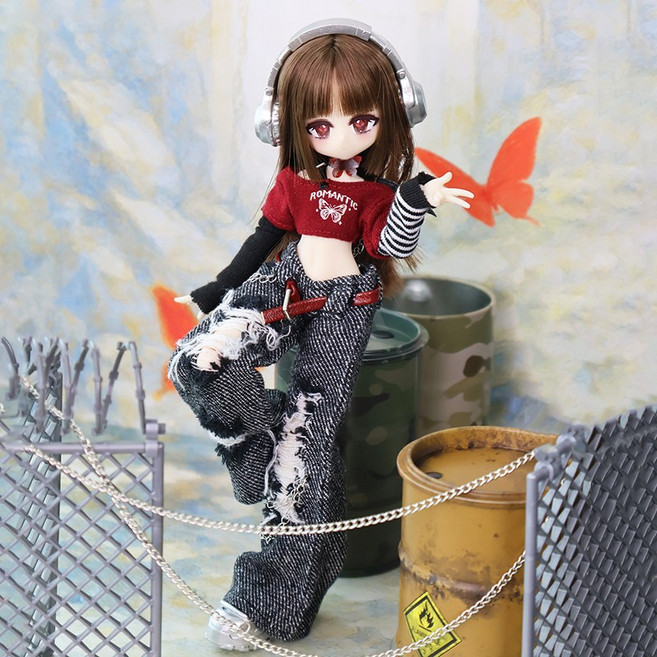 구관인형 피규어 MJD 나비 금지구역 구체관절 모형, 1개, 읍션2, 16cm