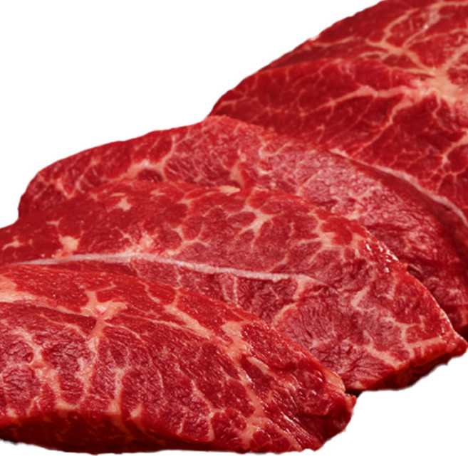 [헤비스테이크] 부채살 스테이크(냉장 당일발송) 720g(180g x 4팩) 개별소포장, 4개, 180g