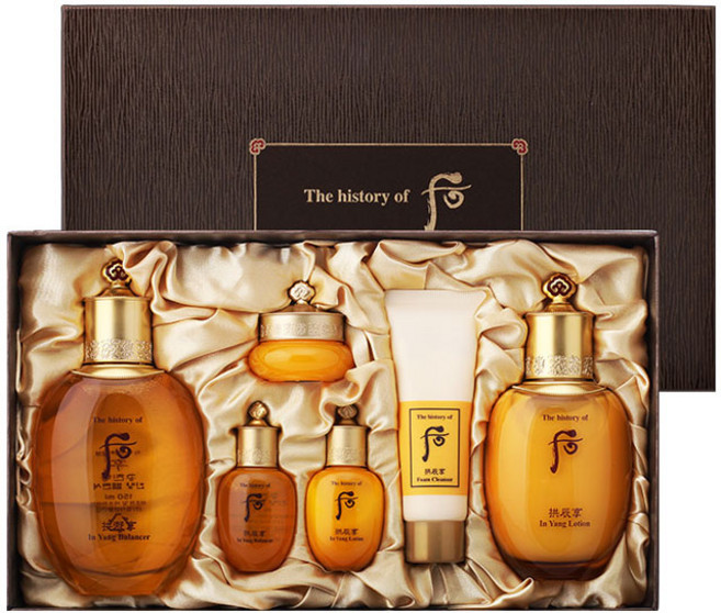더후 더히스토리오브 공진향 인양 밸런서 150ml + 20ml + 로션 110ml + 20ml + 크림 10ml + 립팔레트, 1세트