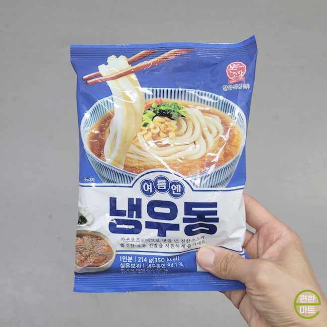 본고장 냉우동, 6개, 214g