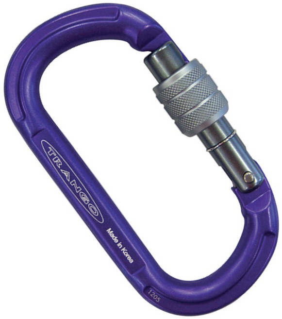 트랑고 오발 키 록 카라비너 TCOK-02, 블루