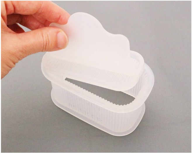 하와이언 주먹밥 밥버거 틀 스팸 사각김밥 오니기라즈 떡갈비 성형기 무스비틀 사각형김밥, 1개