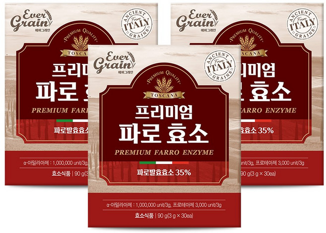 매일 프리미엄 파로 효소 식약청인증 분말 30p, 3개, 90g