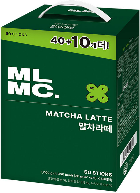 MLMC 말차라떼 스틱, 20g, 50개입, 1개
