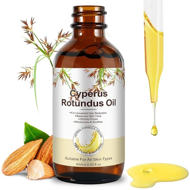 Cyperus Rotundus Oil Natural Oil for Hair Removal Reducing Body Growth Moisturizing & Soothing, Cyperus Rotundus Oil, Natural - 쿠팡