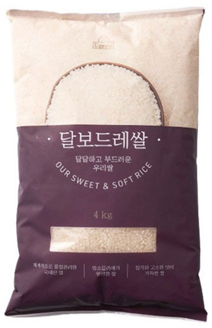 달보드레쌀 4kg, 1개