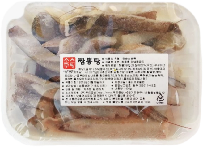 푸드공방 짬뽕탕 400g(해물짬뽕탕), 1개, 400g