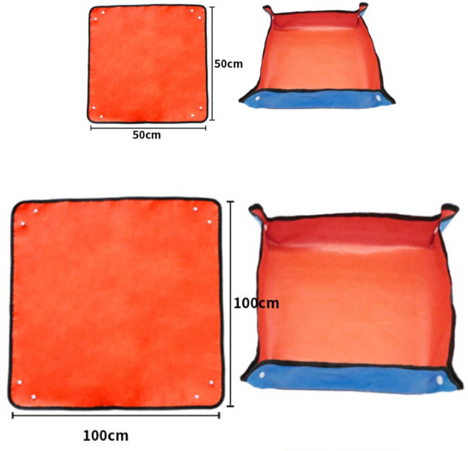 사각 방수 매트 소형 50X50cm 분갈이 김장 모래놀이 흙놀이 GS2100216A, 단품, 1개