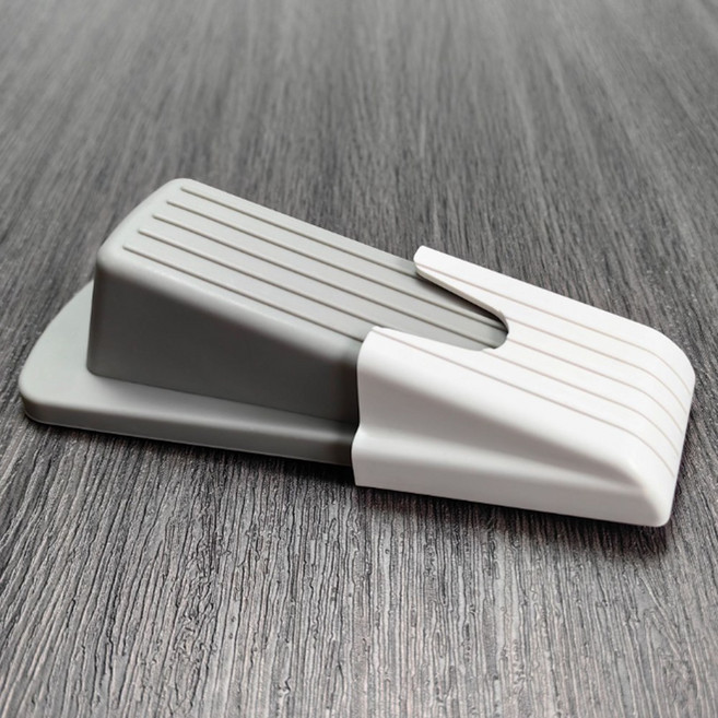 도어스토퍼 홀더포함 무타공 충격방지 방문 방화문 스토퍼 문고정, 2개